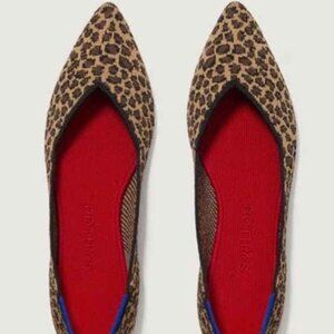 Rothy's 'Little Cat' Animal Print Flats - Women's 9 - Like New - No Box